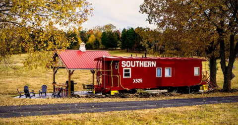 Enjoy A Bourbon Trail Airbnb Adventure In A Caboose At This Kentucky Spot