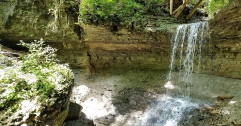 Encounter Not One But Four Waterfalls On Indiana's Rugged 4 Falls Challenge At Clifty Falls State Park