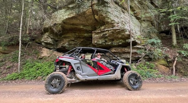 It’s An Epic Off-Road Adventure Riding UTVs In Red River Gorge In Kentucky