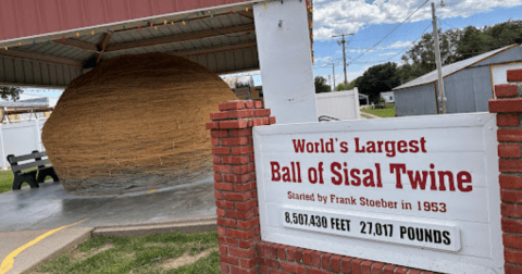 Did You Know Kansas Is Home To The World's Largest Ball Of Twine?