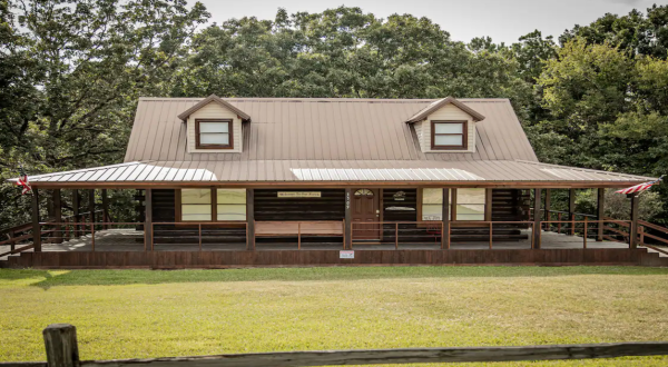The Secluded Log Cabin In Mississippi Is Just Minutes From John W Kyle State Park