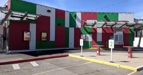 You Can Get Pasta And A Slice Of Pizza In The Drive-Thru At This Quaint Eatery In New Mexico