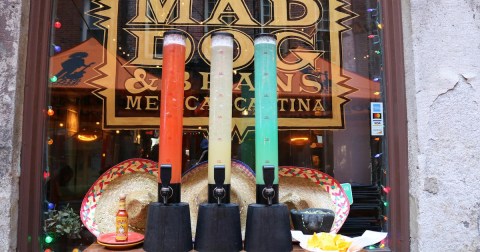 The Three-Liter Margarita Tower At Mad Dog & Beans In New York Is Over-The-Top And Outrageously Delicious