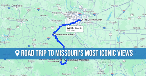 Discover 5 Of Missouri's Most Iconic Views On This Epic 3.5-Hour Road Trip