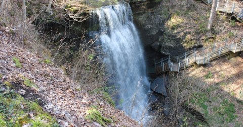 We Could Spend Hours Marveling At The Incredible Buttermilk Falls In Pennsylvania