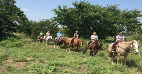 It's An Epic Western Adventure Riding Horseback To A Steak Dinner In Oklahoma