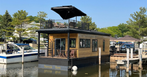 The Floating Cabins At Bluewater Vacation Rentals In Michigan Are The Ultimate Place To Stay Overnight This Summer