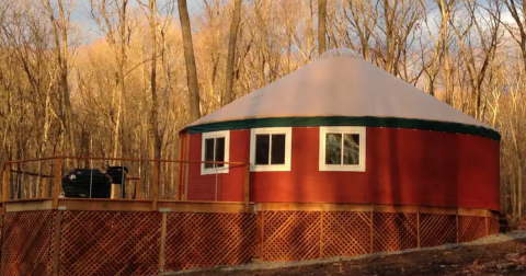 Go Glamping In This Connecticut Yurt With The Utmost Charm
