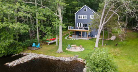 The Magnificent Lakefront Airbnb In Connecticut That Is Perfect For A Spring Retreat