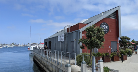 The Brewery In Southern California That Features Stunning Harbor Views