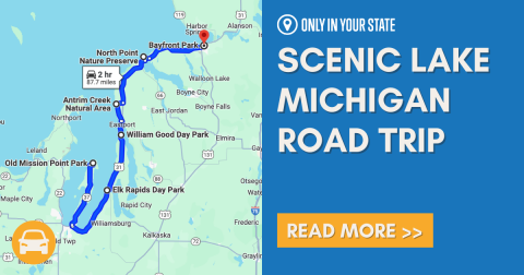The Breathtaking Scenic Drive Through Michigan That Runs Along Lake Michigan