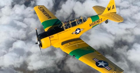 It's An Epic Airborne Adventure Flying Vintage WWII Aircrafts In South Carolina